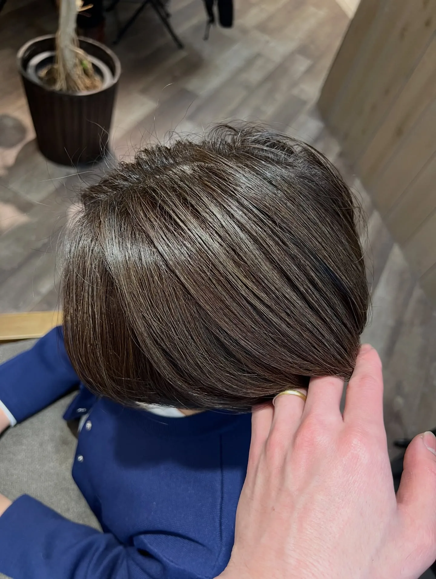 「白髪があっても、くせ毛でも。